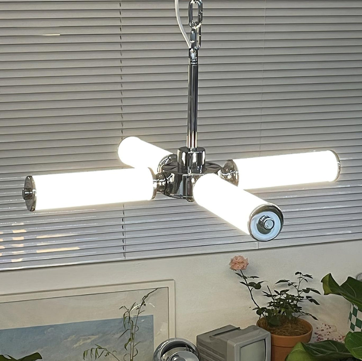 Yvenaria Glass Chandelier-Moonnatur