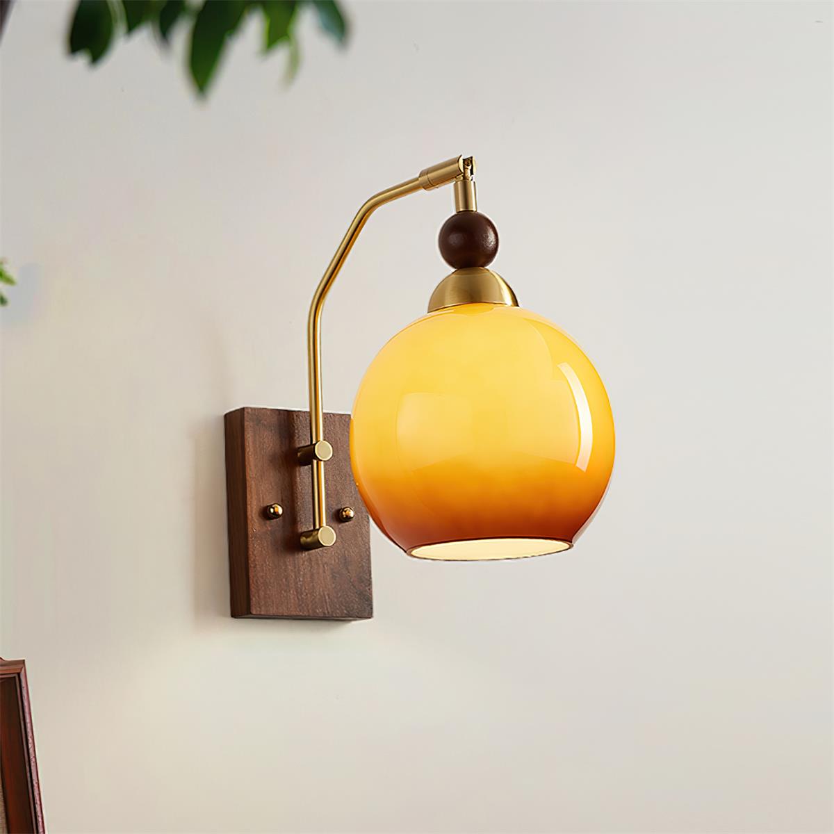 Emrenenis Glass Wall Light-Moonnatur