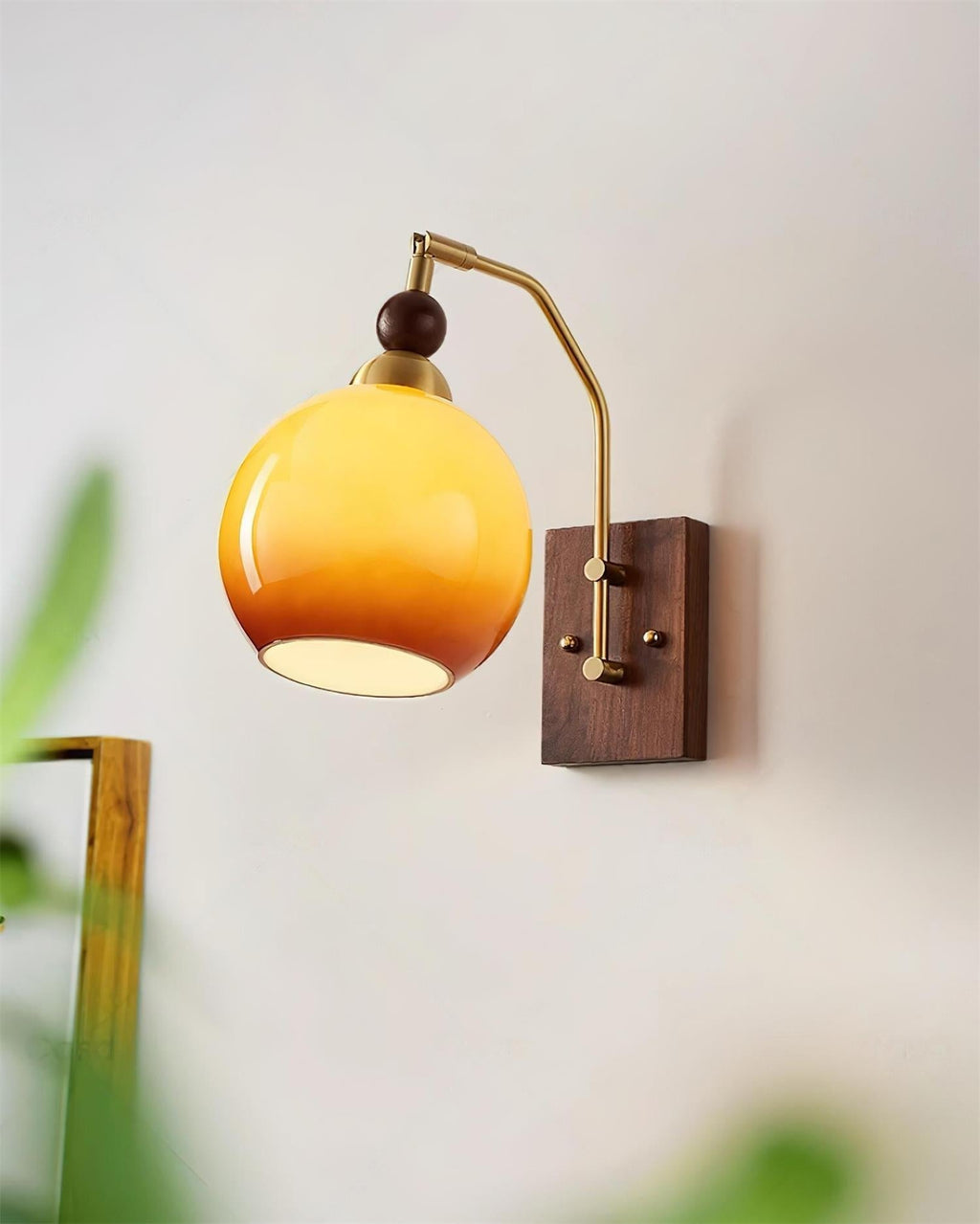 Emrenenis Glass Wall Light-Moonnatur