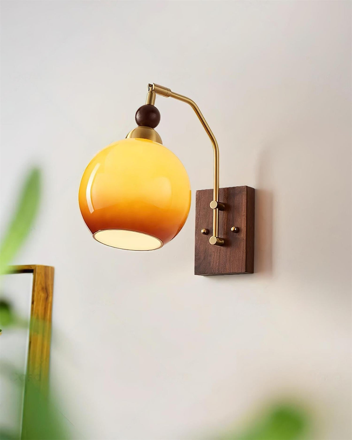Emrenenis Glass Wall Light-Moonnatur