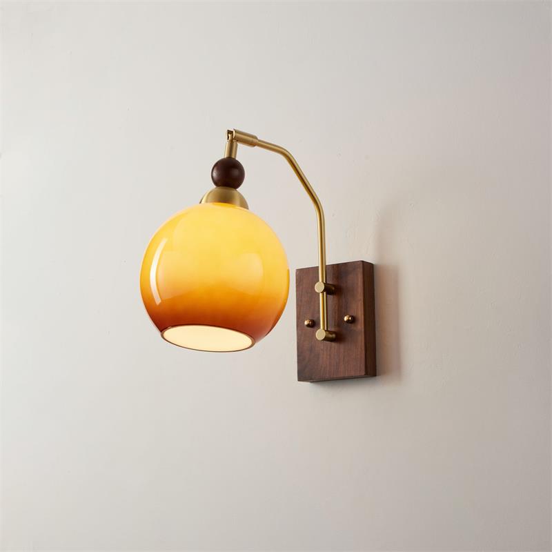 Emrenenis Glass Wall Light-Moonnatur