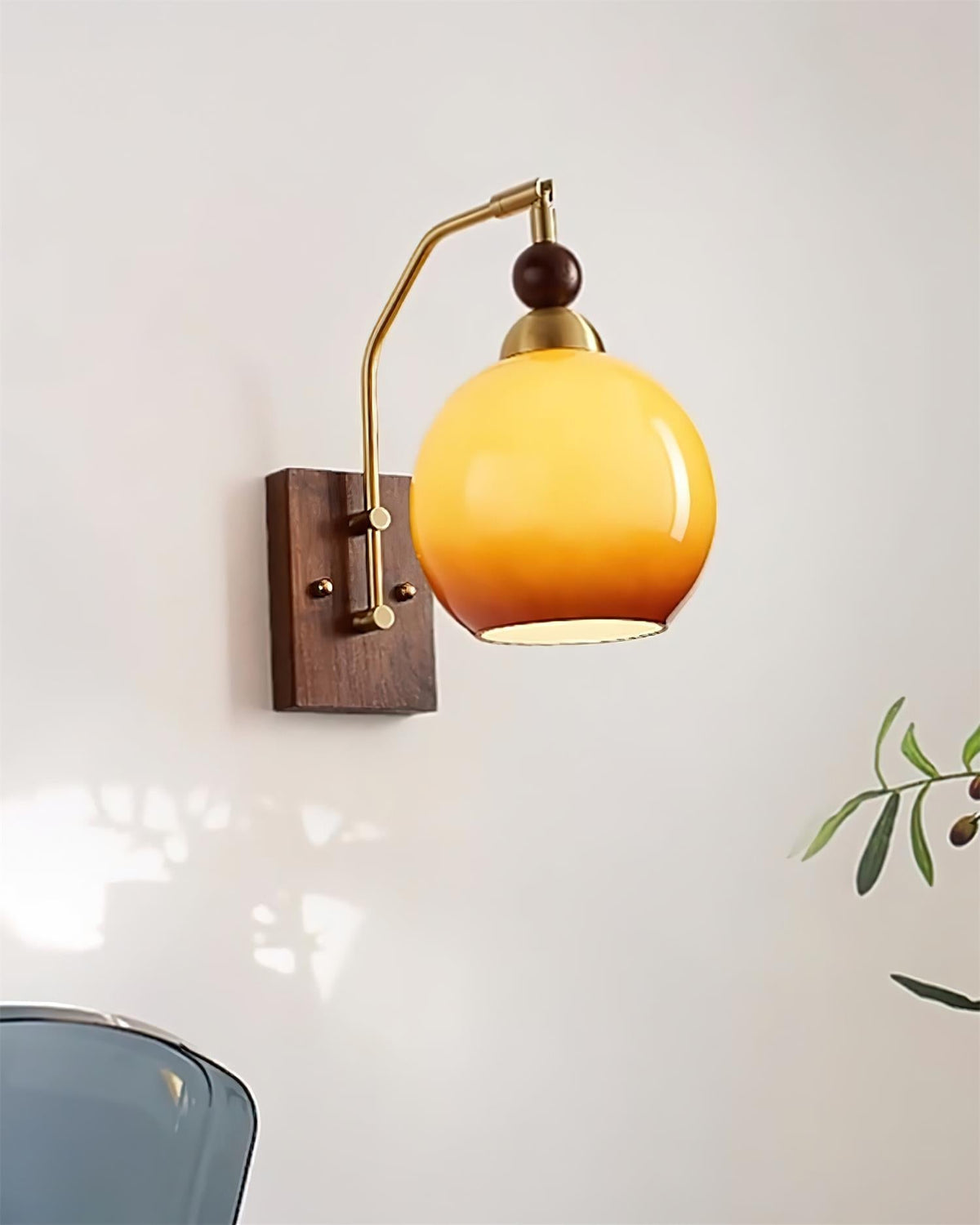 Emrenenis Glass Wall Light-Moonnatur