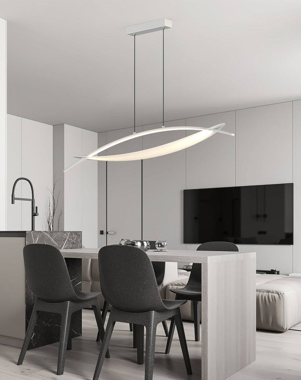Roweneth Aluminium Pendant Light-Moonnatur