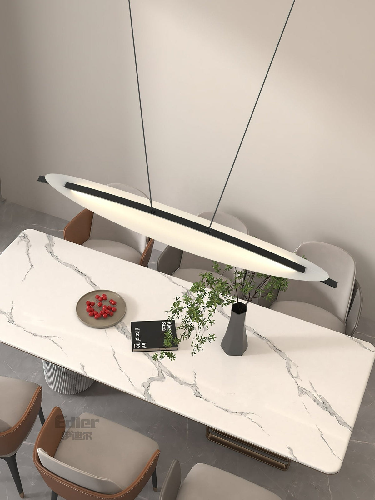 Roweneth Aluminium Pendant Light-Moonnatur
