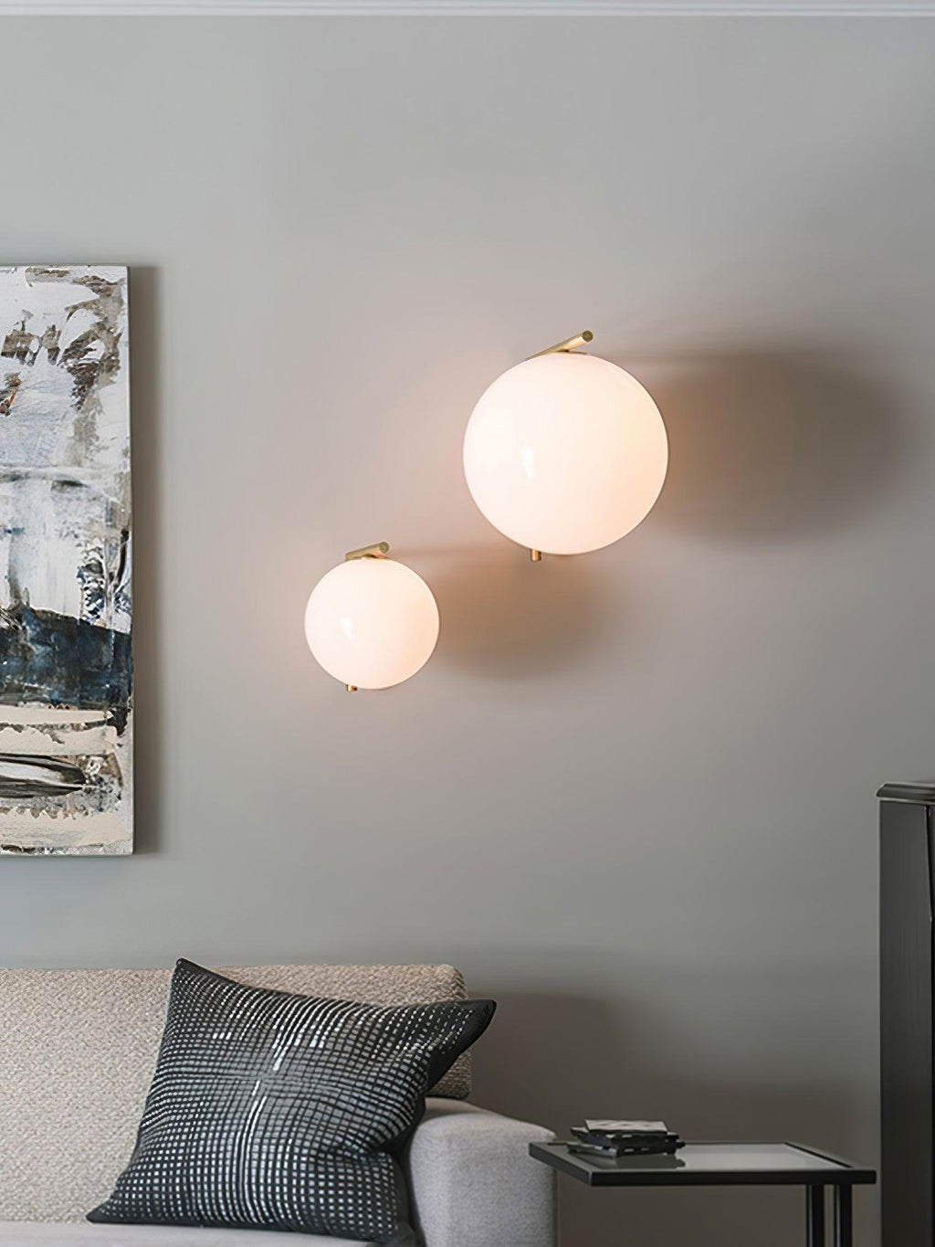 Alwynera Glass Wall Light-Moonnatur