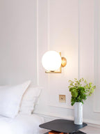 Alwynera Glass Wall Light-Moonnatur