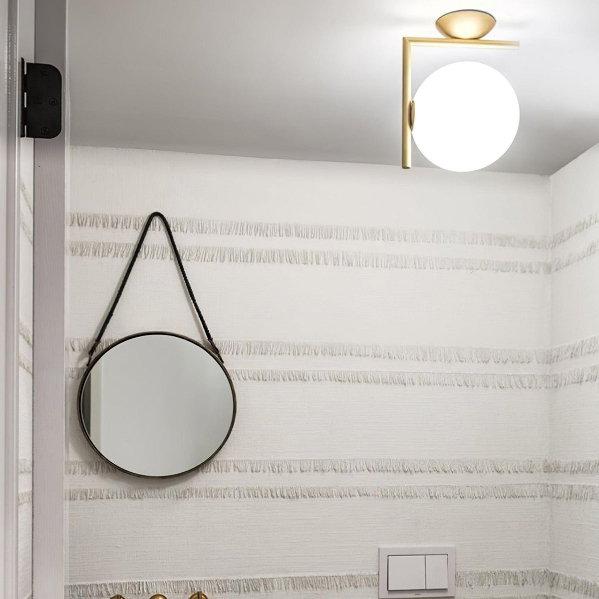 Alwynera Glass Wall Light-Moonnatur