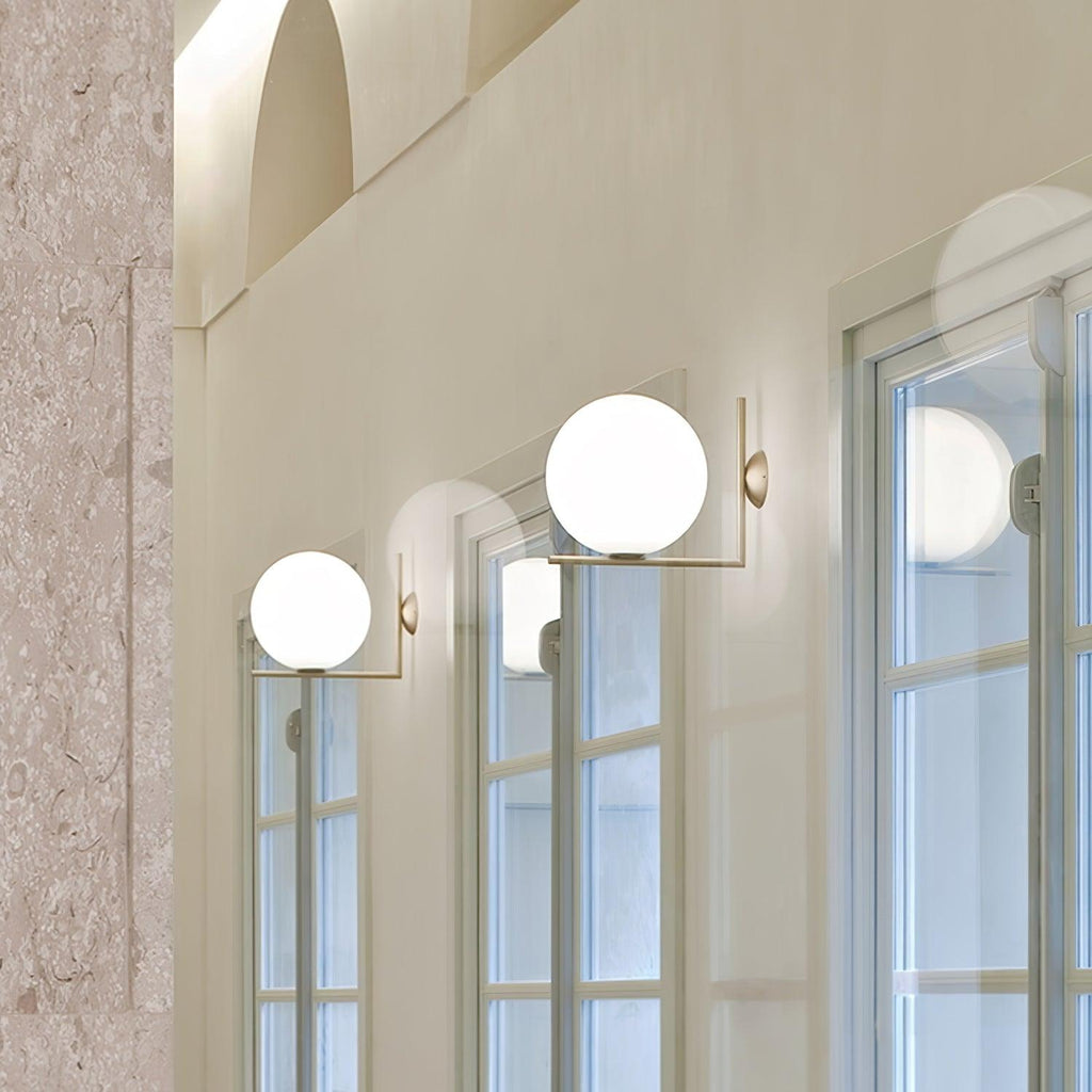 Alwynera Glass Wall Light-Moonnatur
