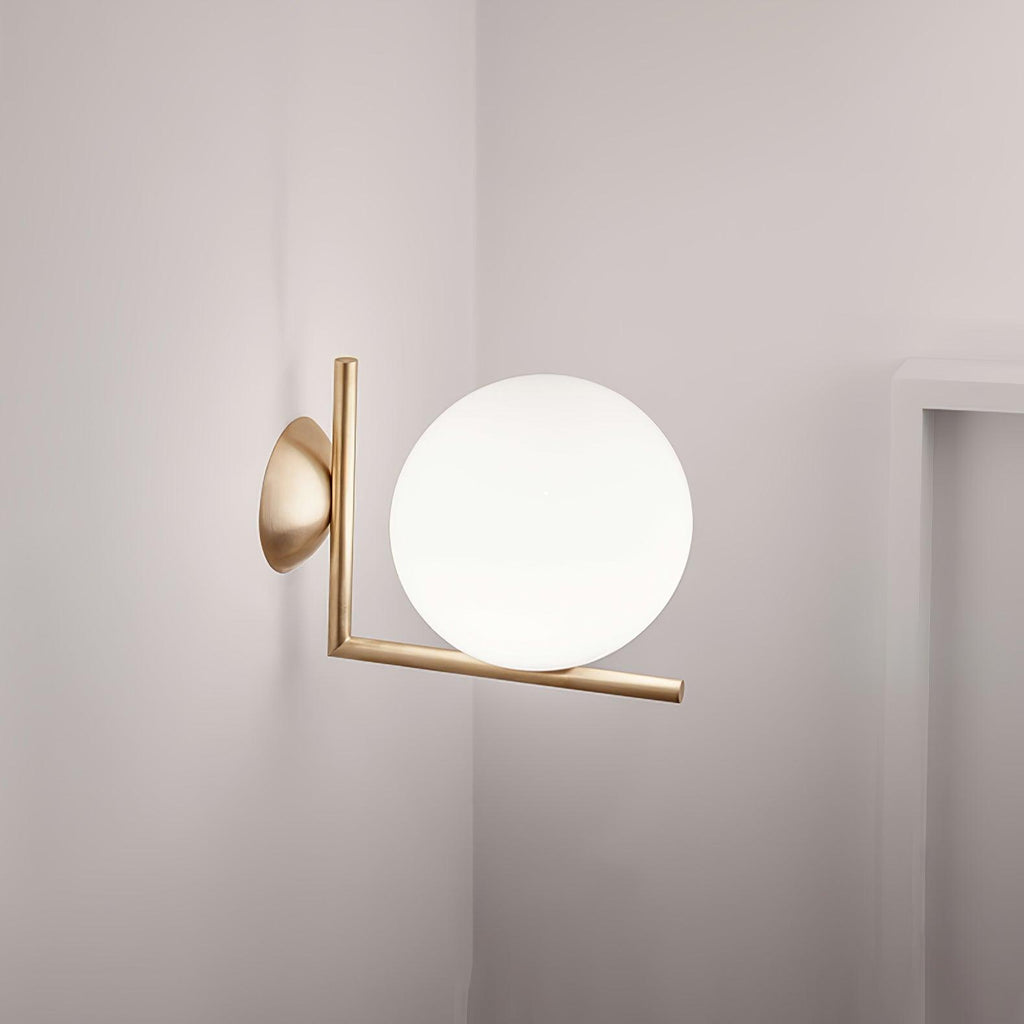 Alwynera Glass Wall Light-Moonnatur