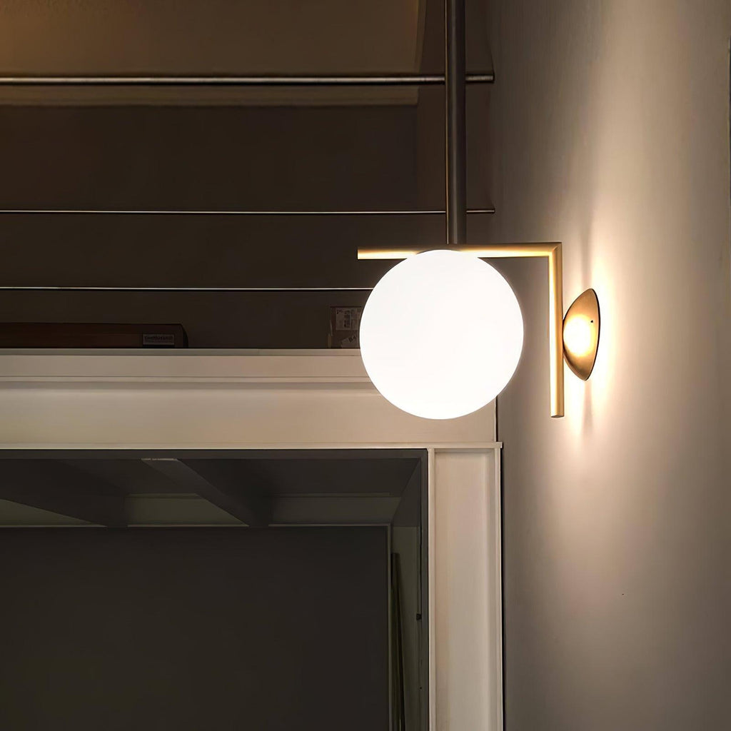 Alwynera Glass Wall Light-Moonnatur