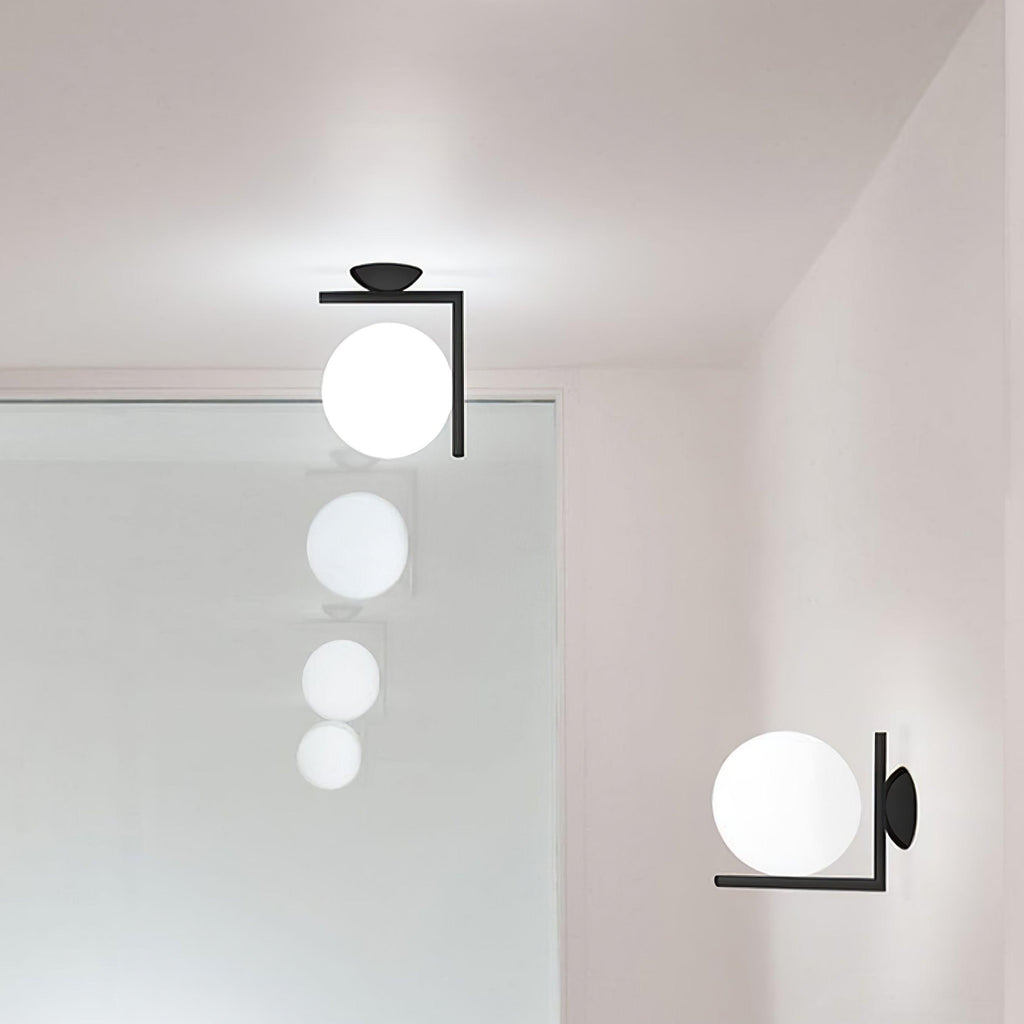 Alwynera Glass Wall Light-Moonnatur
