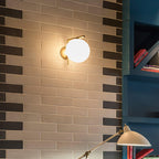 Alwynera Glass Wall Light-Moonnatur