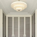 Yarrelholm Alabaster Chandelier-Moonnatur