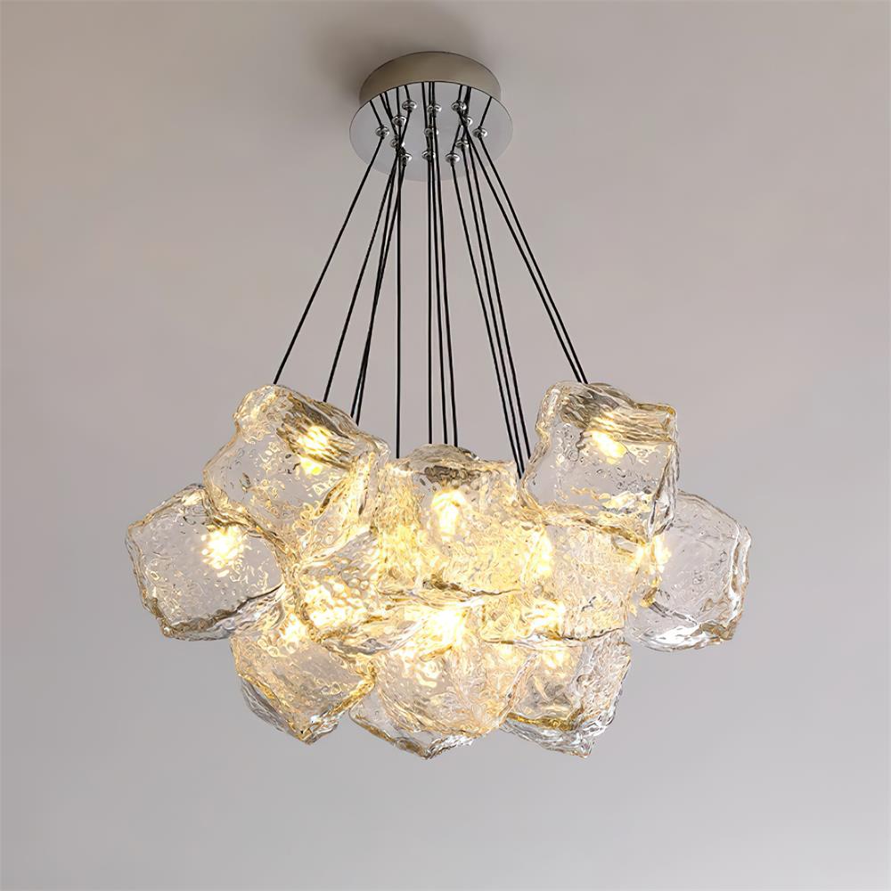 Dorrenlynne Glass Chandelier-Moonnatur