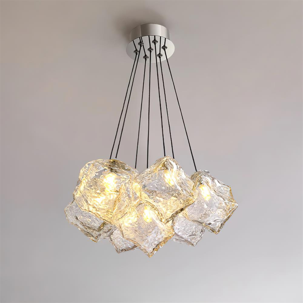 Dorrenlynne Glass Chandelier-Moonnatur