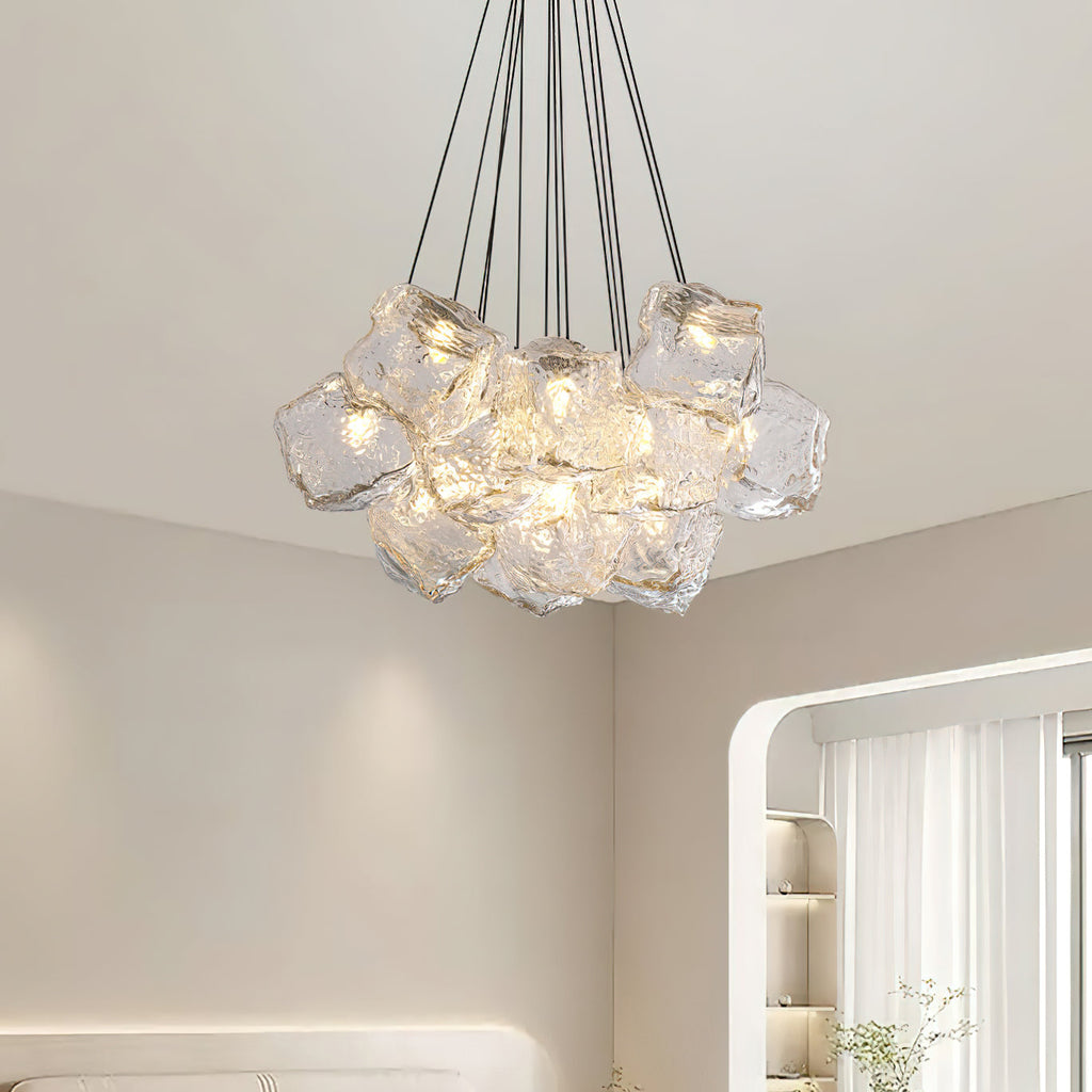 Dorrenlynne Glass Chandelier-Moonnatur