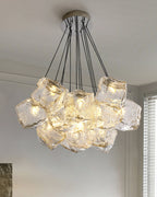 Dorrenlynne Glass Chandelier-Moonnatur