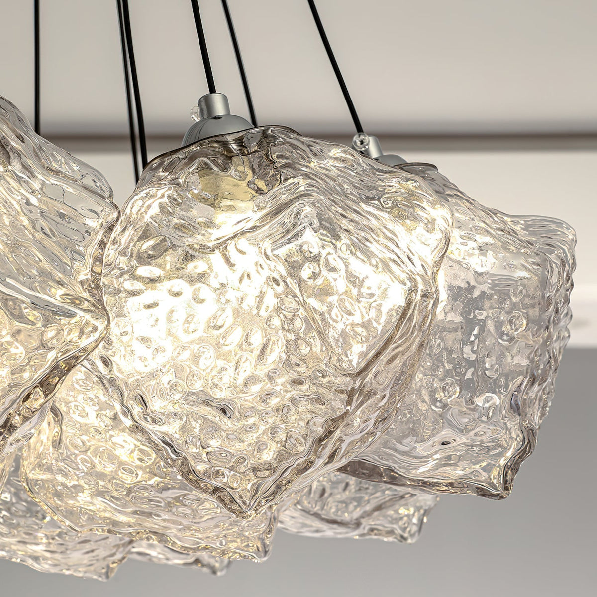 Dorrenlynne Glass Chandelier-Moonnatur