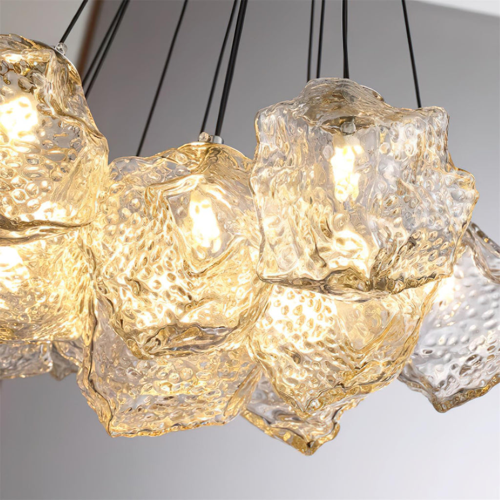 Dorrenlynne Glass Chandelier-Moonnatur