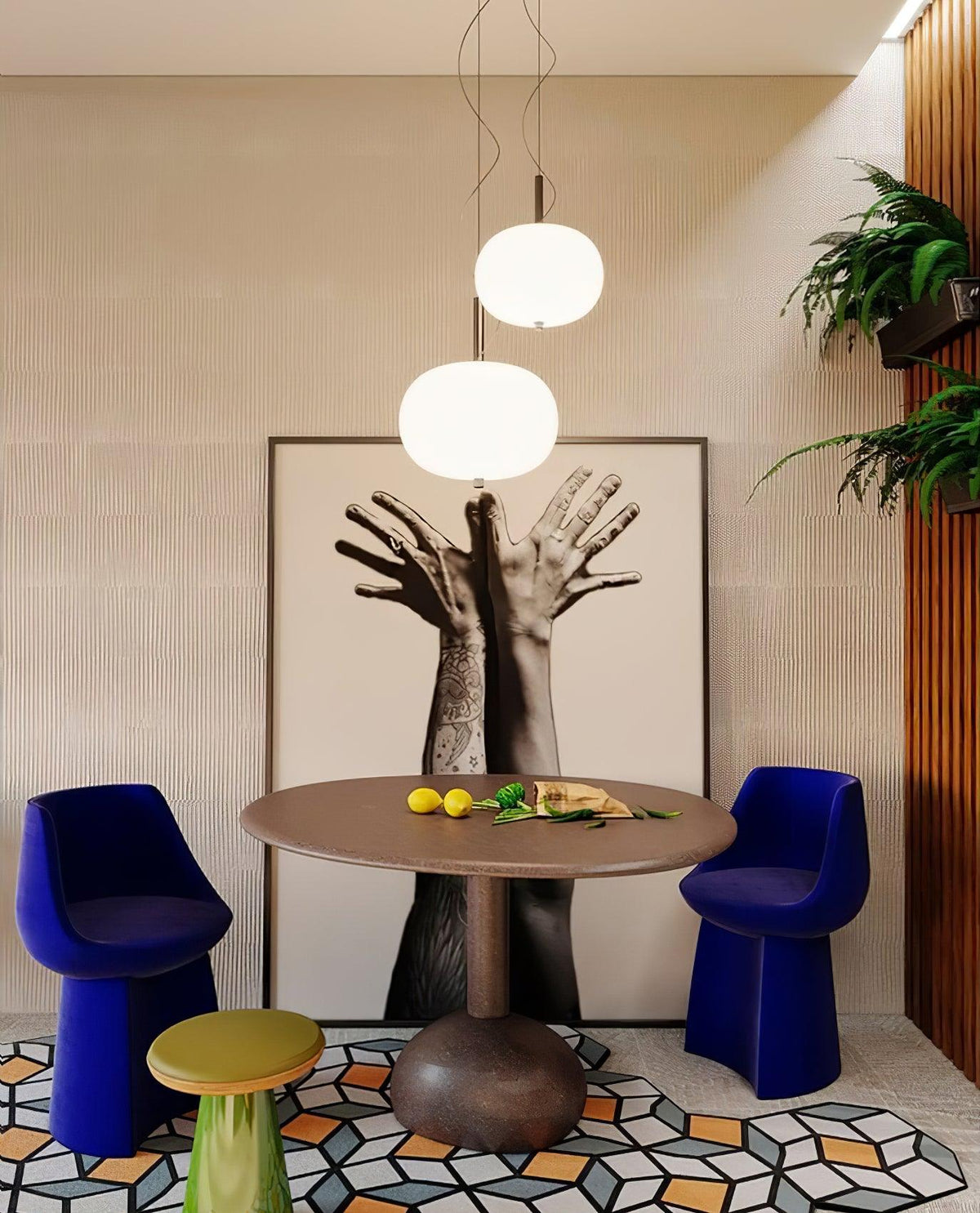Wrenora Glass Pendant Light-Moonnatur
