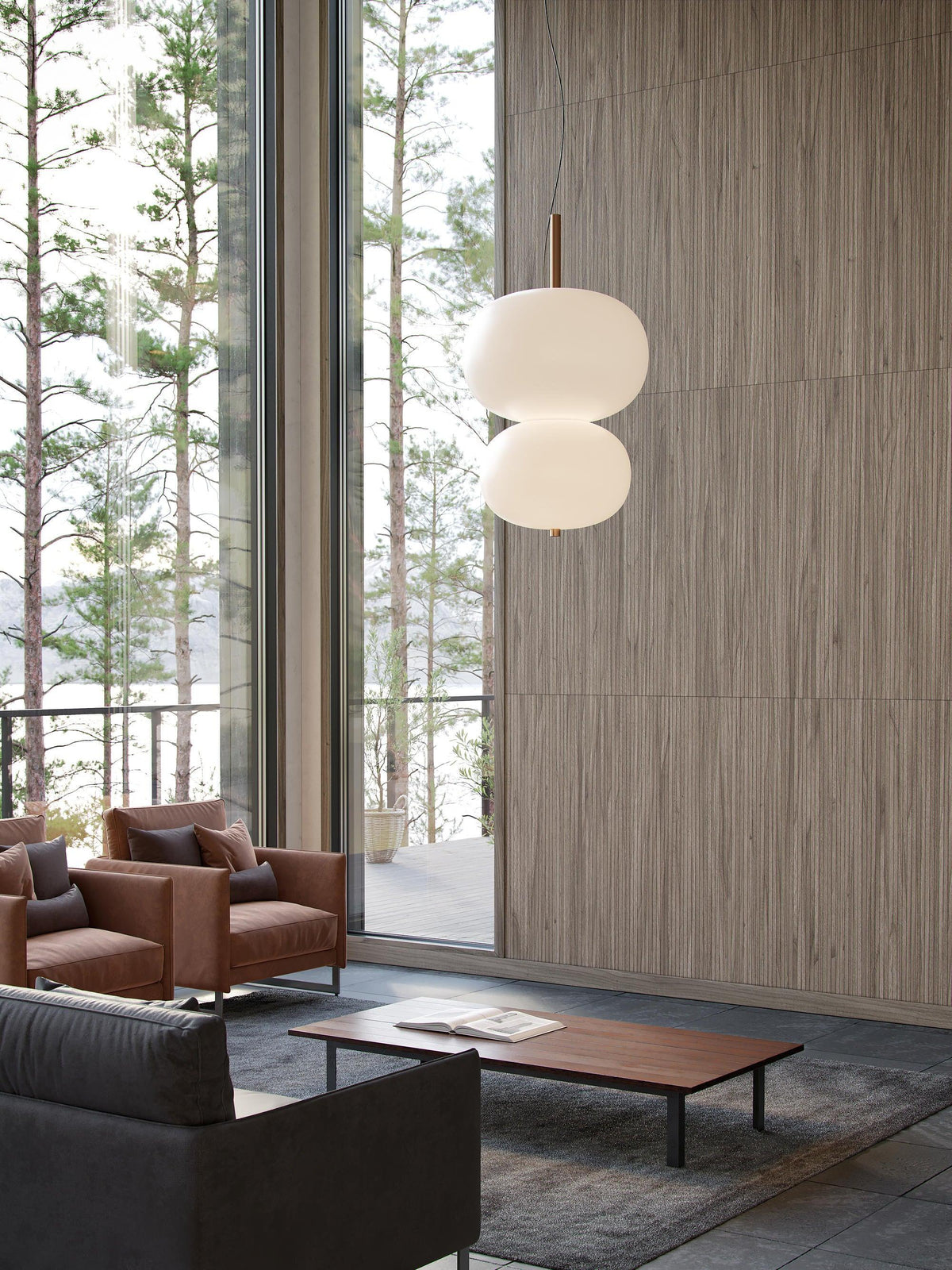 Wrenora Glass Pendant Light-Moonnatur