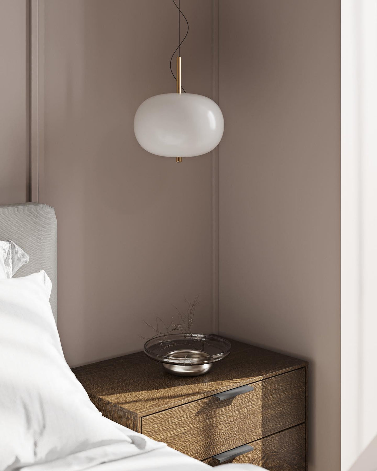 Wrenora Glass Pendant Light-Moonnatur