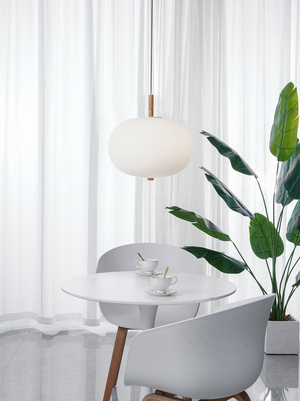 Wrenora Glass Pendant Light-Moonnatur