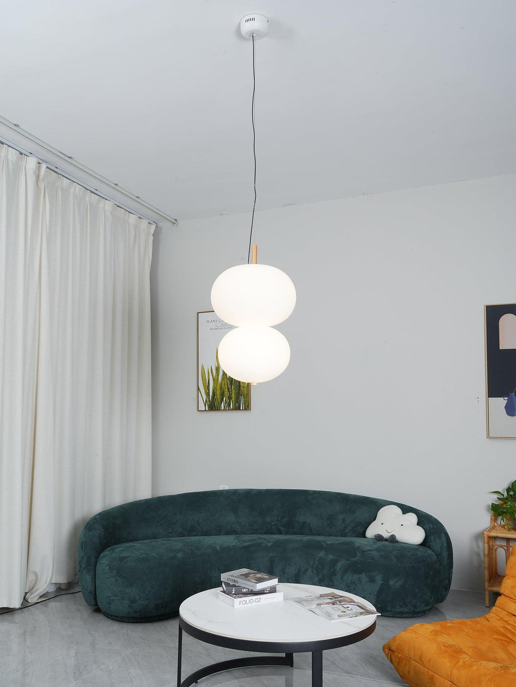 Wrenora Glass Pendant Light-Moonnatur
