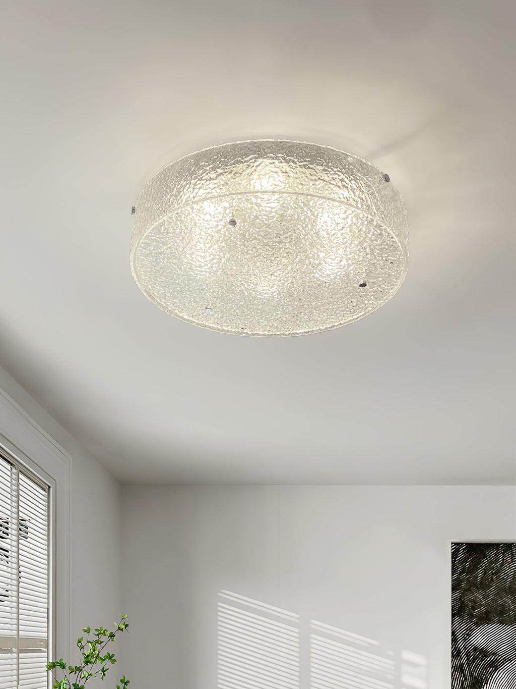 Larkara Acrylic Ceiling Light-Moonnatur