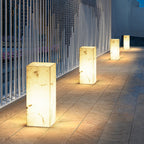 Ferrowelyn Imitation Marble Outdoor Light-Moonnatur