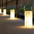 Ferrowelyn Imitation Marble Outdoor Light-Moonnatur