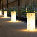 Ferrowelyn Imitation Marble Outdoor Light-Moonnatur