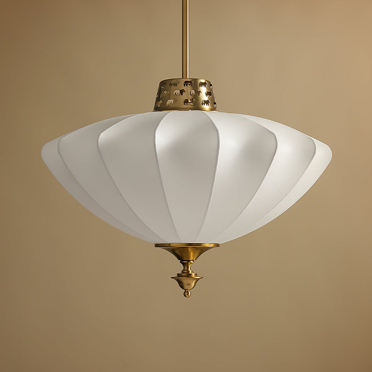 Tovelle Silk Pendant Lamp-Moonnatur