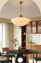 Tovelle Silk Pendant Lamp-Moonnatur