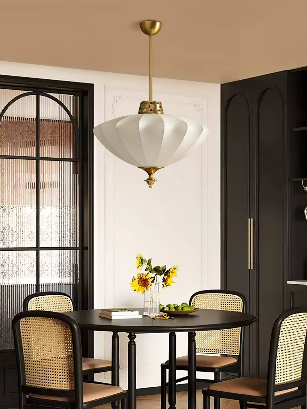Tovelle Silk Pendant Lamp-Moonnatur