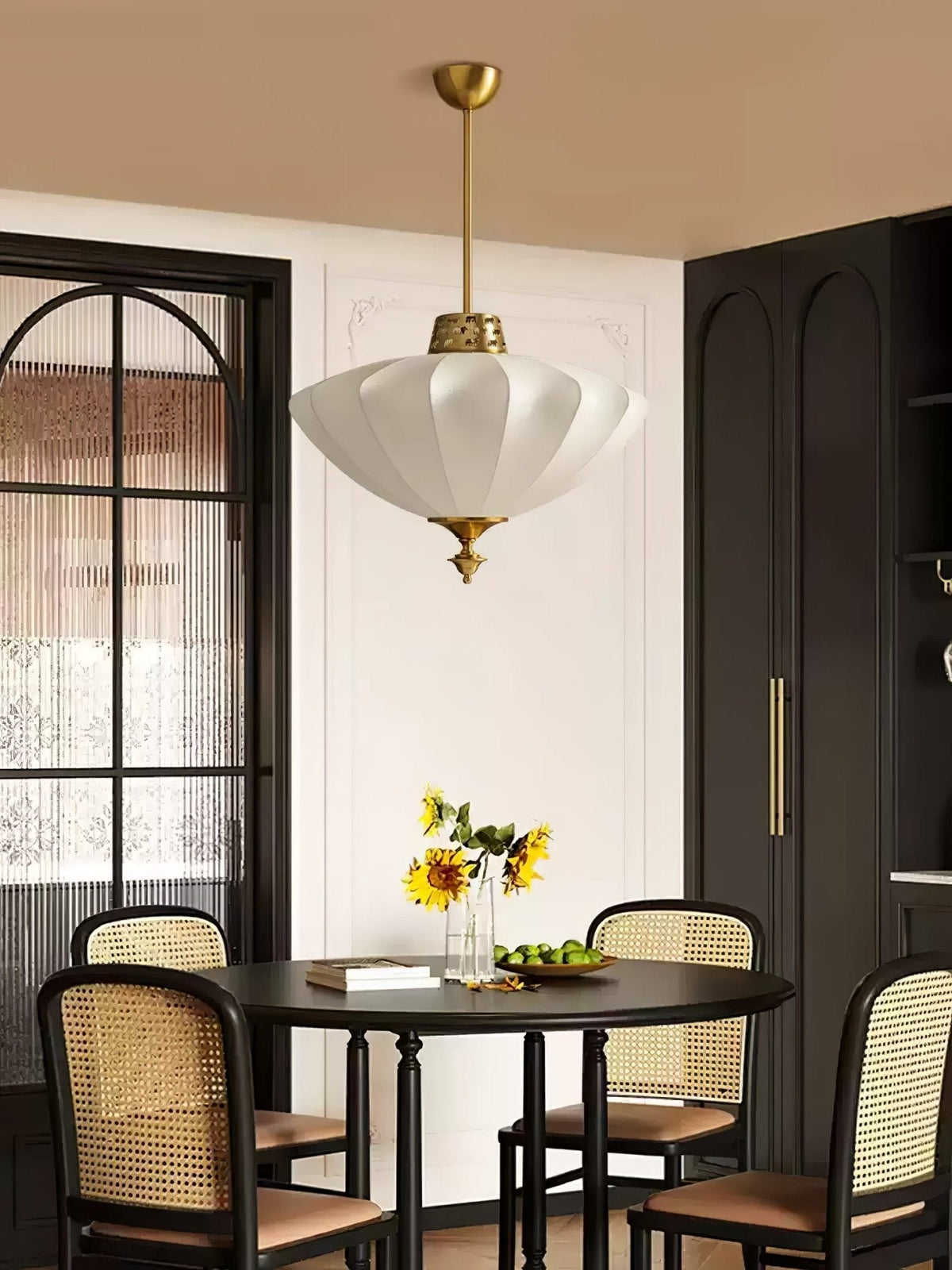 Tovelle Silk Pendant Lamp-Moonnatur