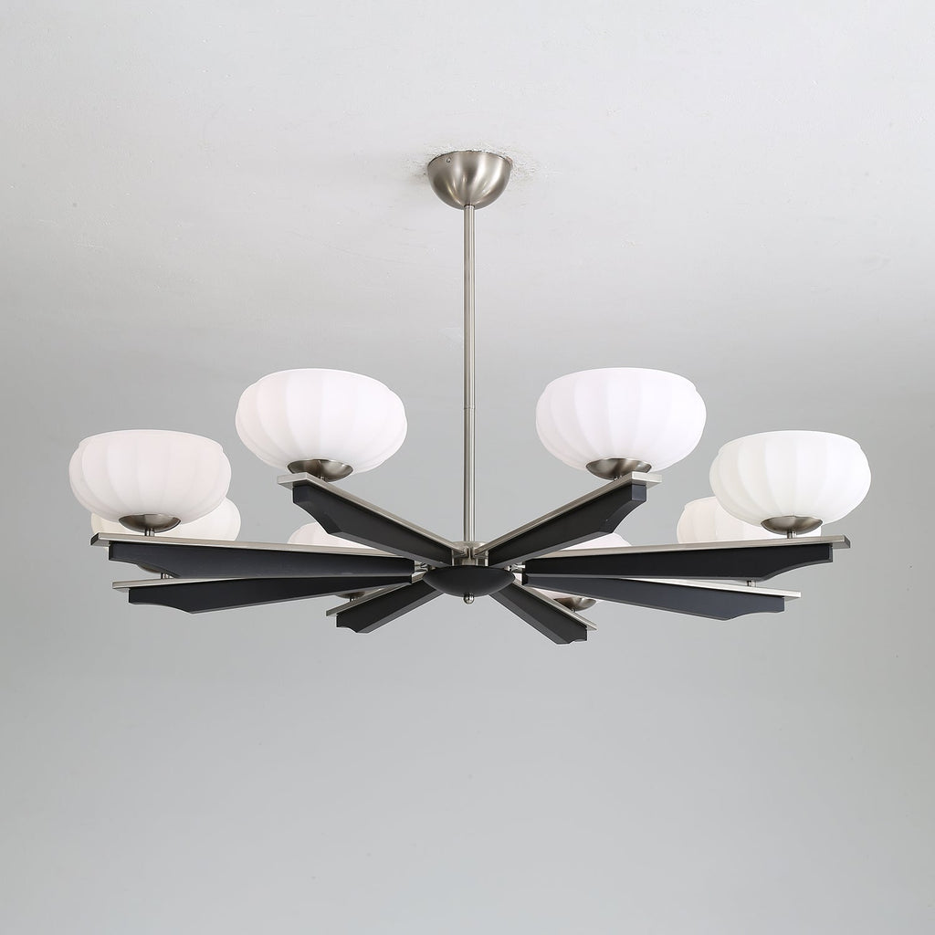 Sernora Wood Chandelier-Moonnatur