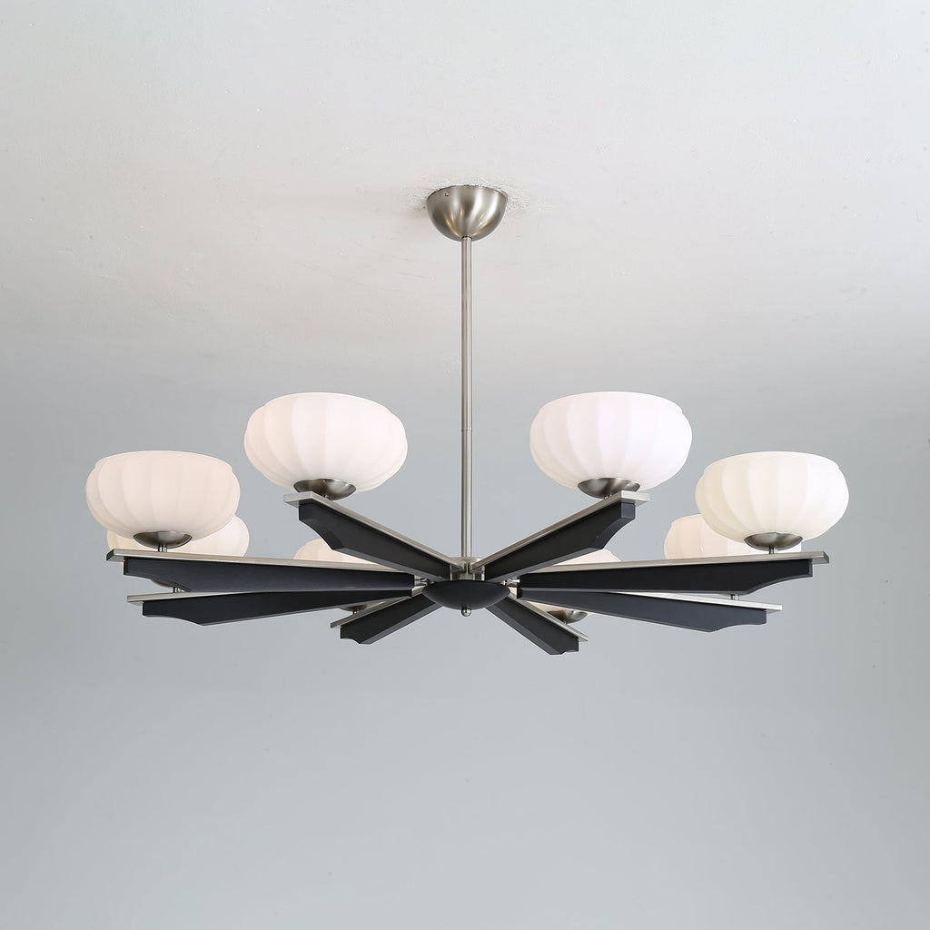 Sernora Wood Chandelier-Moonnatur