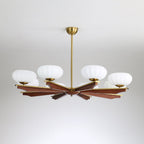 Sernora Wood Chandelier-Moonnatur