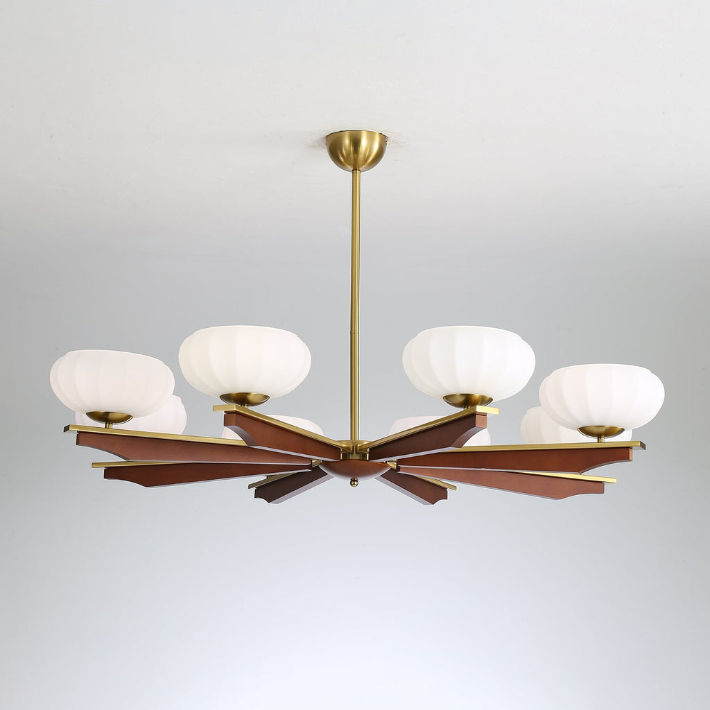 Sernora Wood Chandelier-Moonnatur