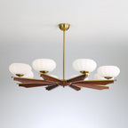 Sernora Wood Chandelier-Moonnatur