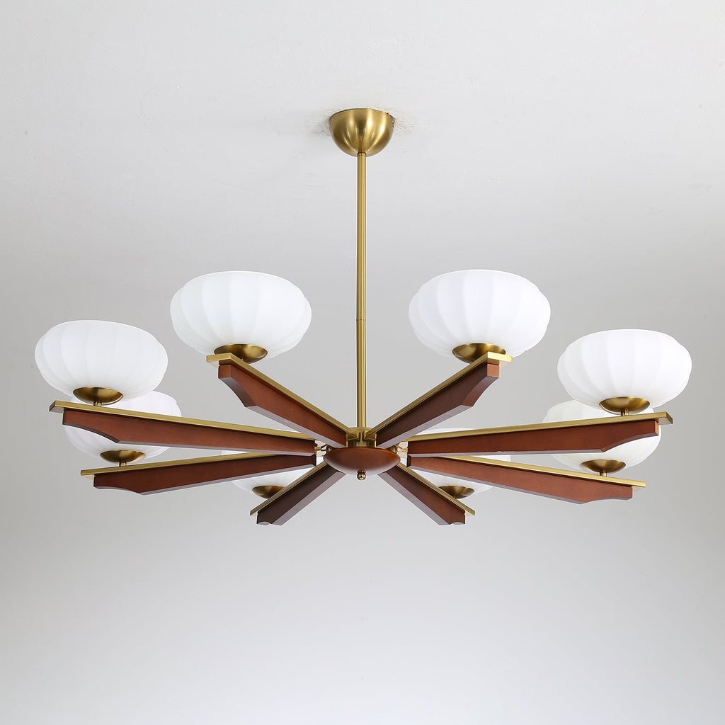 Sernora Wood Chandelier-Moonnatur