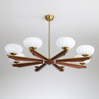 Sernora Wood Chandelier-Moonnatur