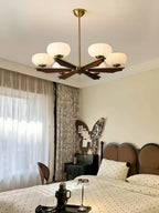 Sernora Wood Chandelier-Moonnatur