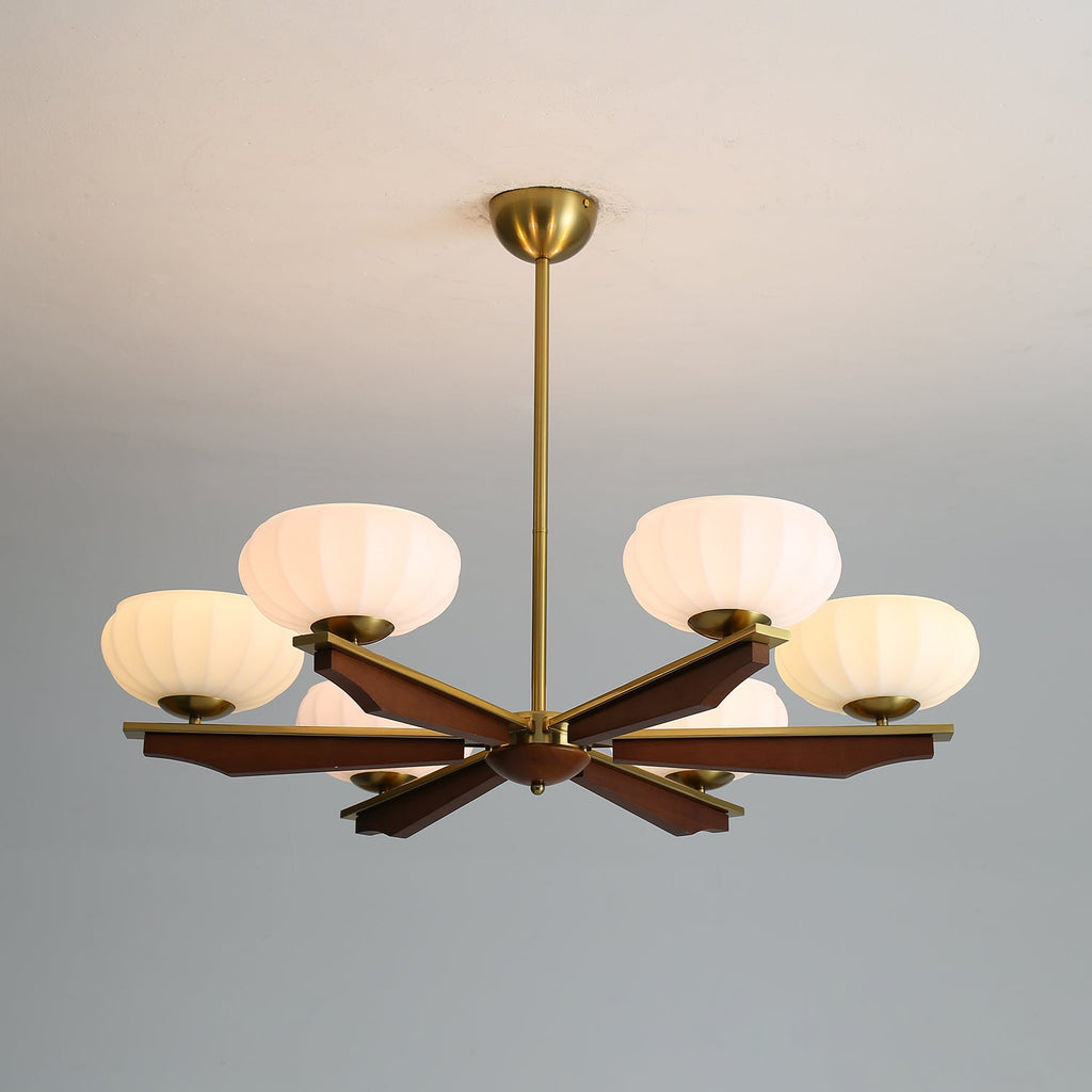 Sernora Wood Chandelier-Moonnatur
