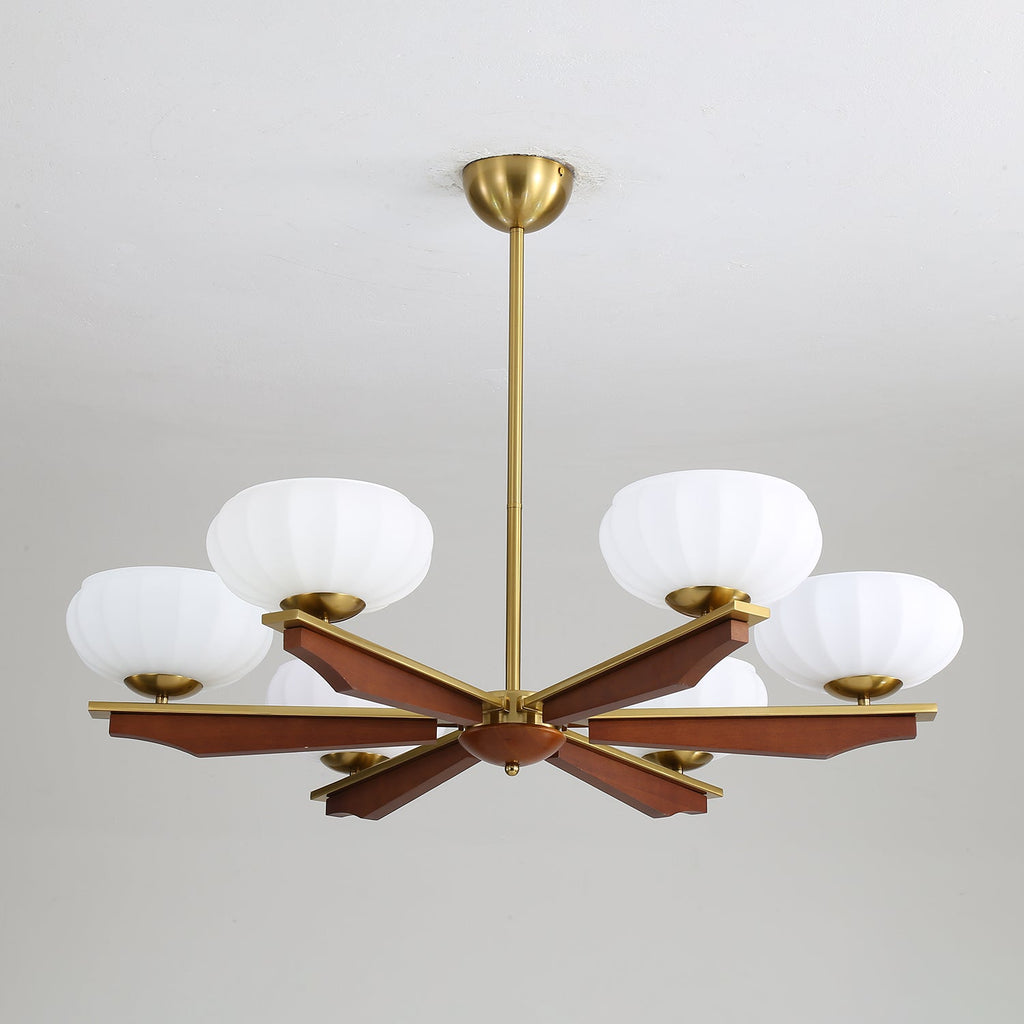 Sernora Wood Chandelier-Moonnatur