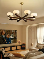 Sernora Wood Chandelier-Moonnatur