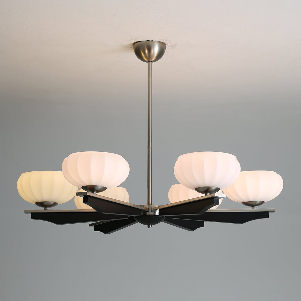 Sernora Wood Chandelier-Moonnatur