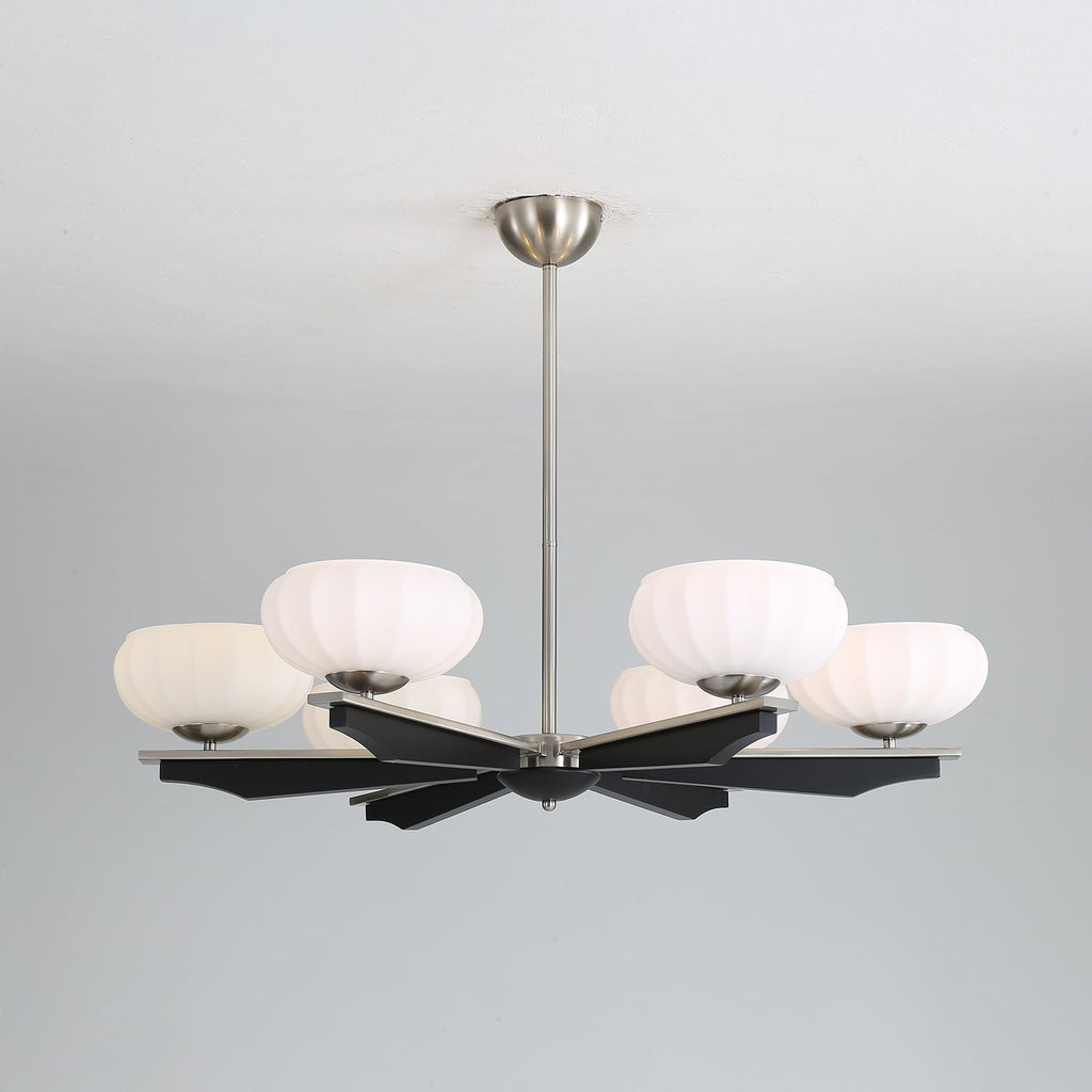 Sernora Wood Chandelier-Moonnatur