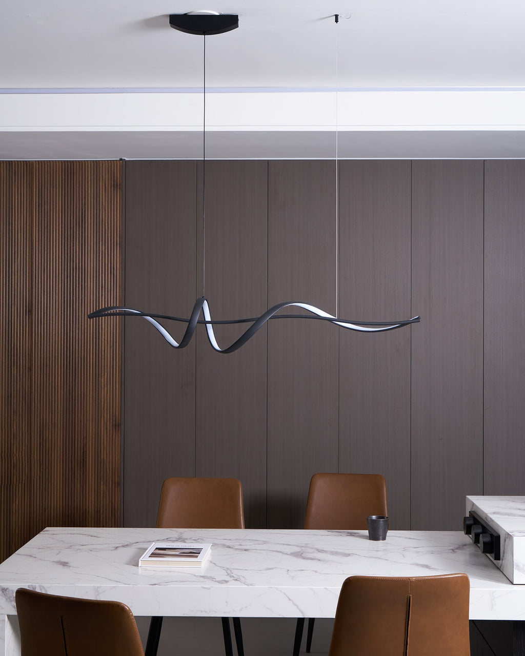 Elsenora Aluminium Pendant Light-Moonnatur